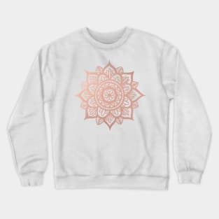 Rose Gold Mandala Crewneck Sweatshirt